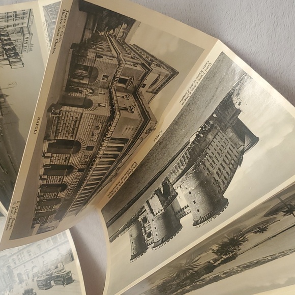 Vintage 1920’s Ricordo Di Napoli Fold-Out Postcard & Map Booklet - Picture 12 of 16